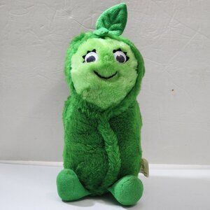 Del Monte Sweetie Pea Country Yumkin Trudy Green Plush Vintage Promotional 11"